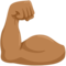 Flexed Biceps - Medium emoji on Messenger